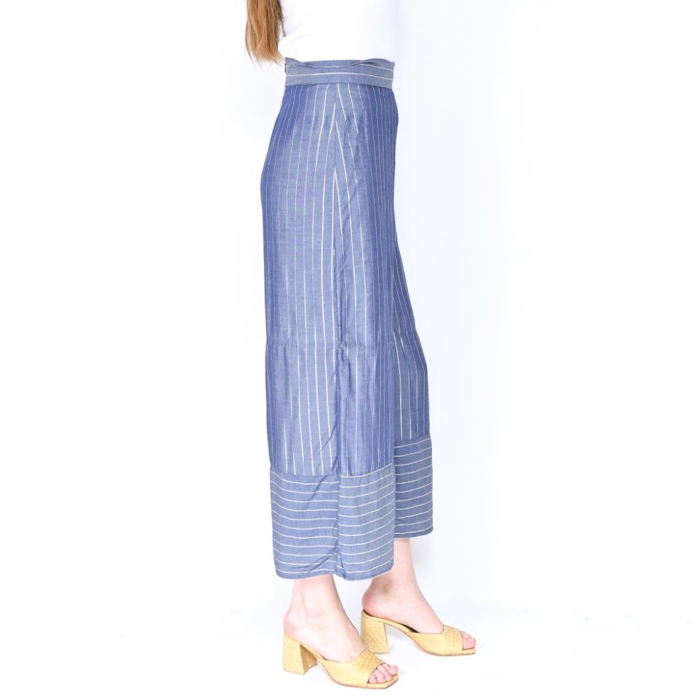 AMANDA UPRICHARD Metallic Stripe Ravine Pants NWT - Picture 3 of 6